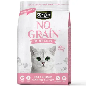 20% OFF FREE TREATS: Kit Cat No Grain Kitten Grain-Free Dry Cat Food