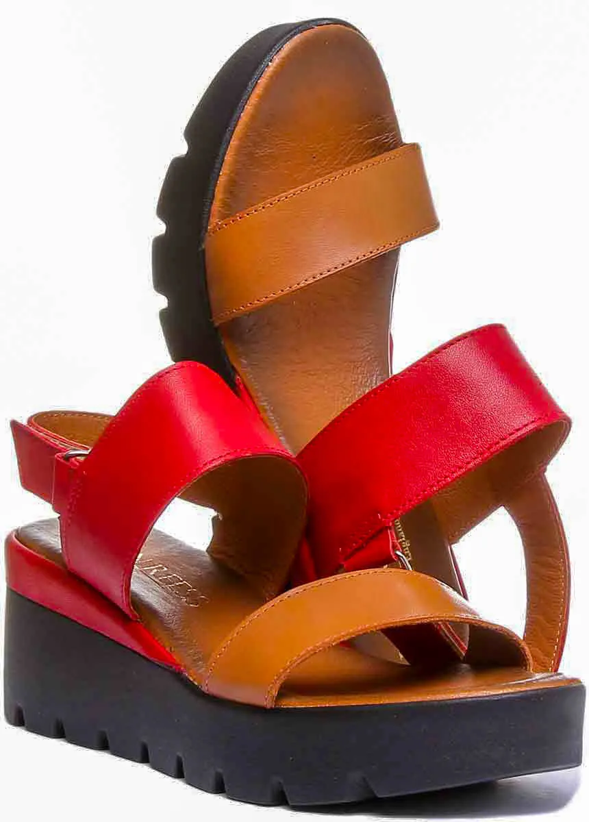 7300 W Wedge Sandal In Brown