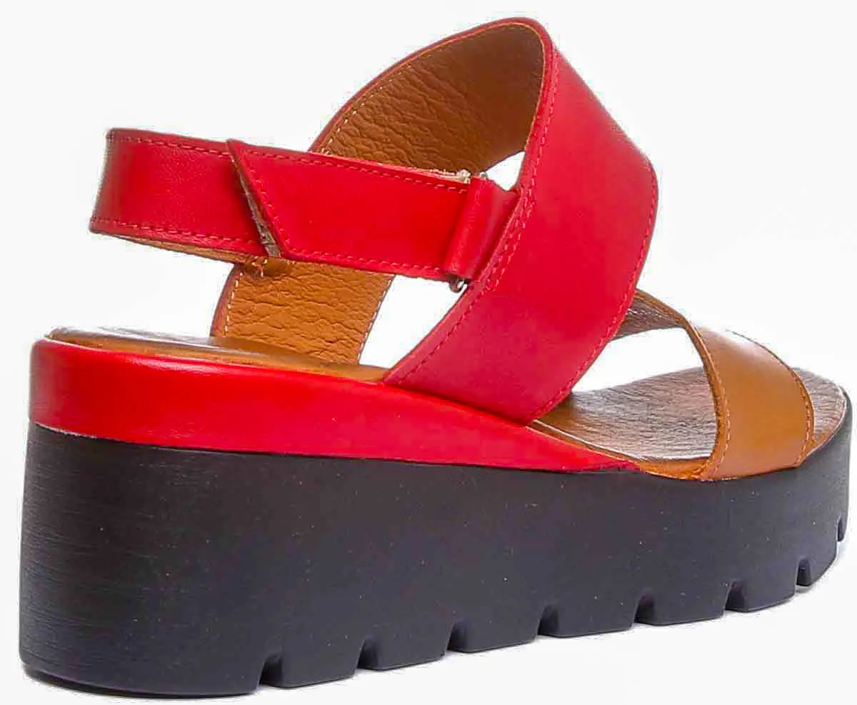 7300 W Wedge Sandal In Brown