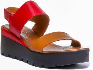 7300 W Wedge Sandal In Brown