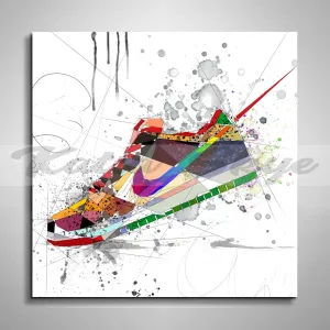 ABSTRACT SNEAKERS MULTICOLOR ART INSPIRED BY SB Dunk Sneakers //SNK-SB01