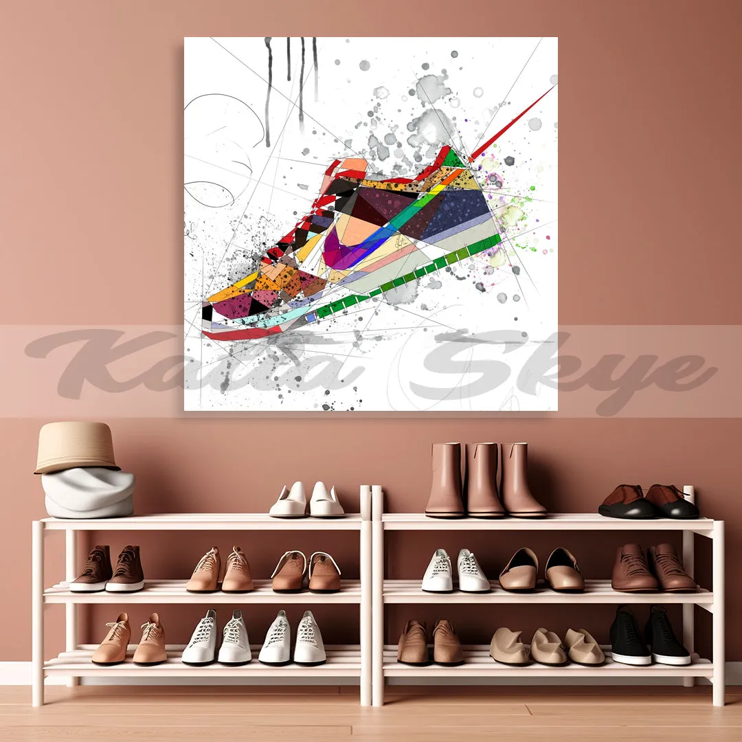ABSTRACT SNEAKERS MULTICOLOR ART INSPIRED BY SB Dunk Sneakers //SNK-SB01