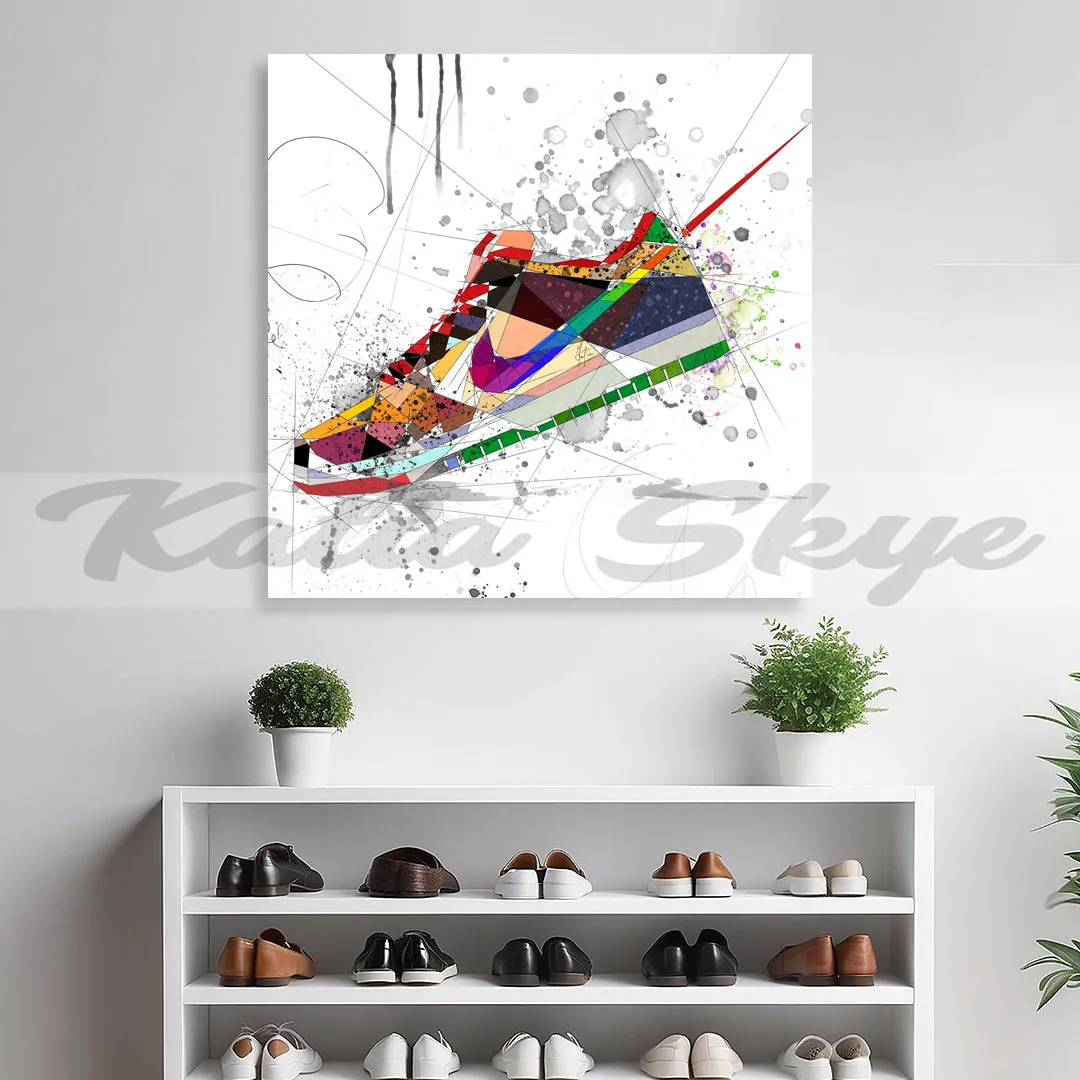 ABSTRACT SNEAKERS MULTICOLOR ART INSPIRED BY SB Dunk Sneakers //SNK-SB01