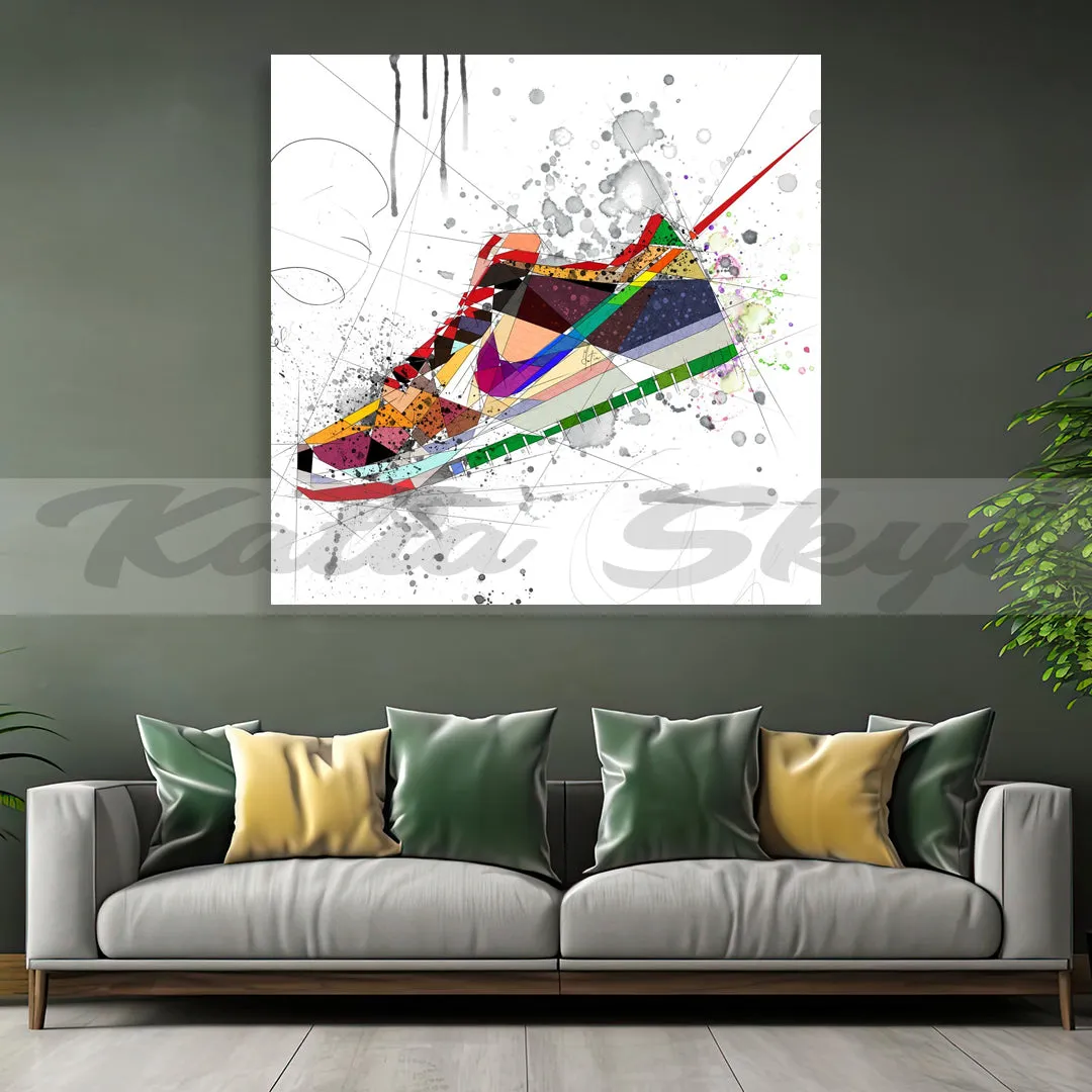ABSTRACT SNEAKERS MULTICOLOR ART INSPIRED BY SB Dunk Sneakers //SNK-SB01