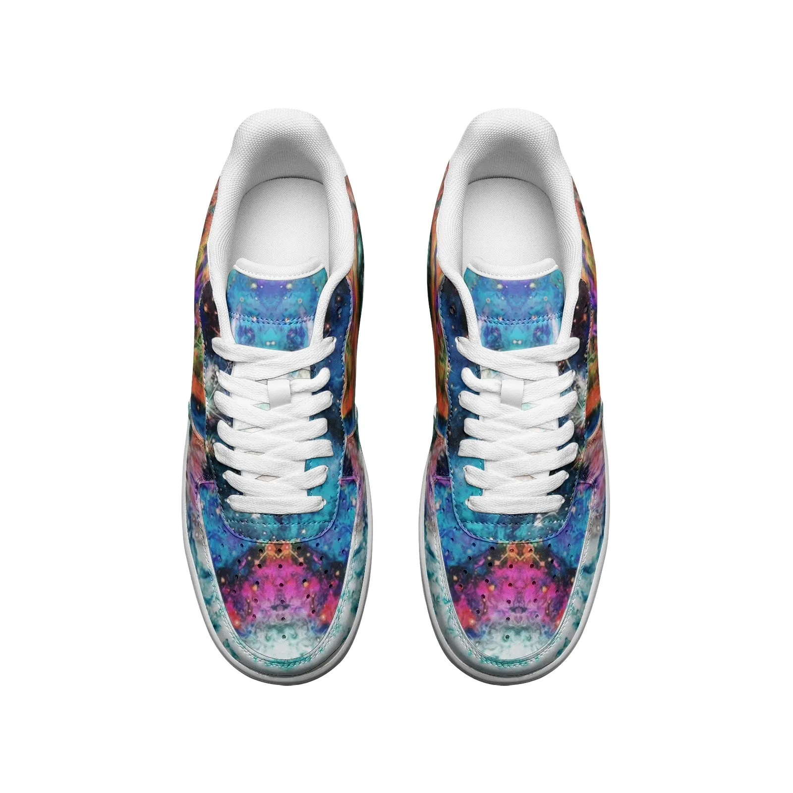Acquiesce Apothos Full-Style Psychedelic Platform Sneakers