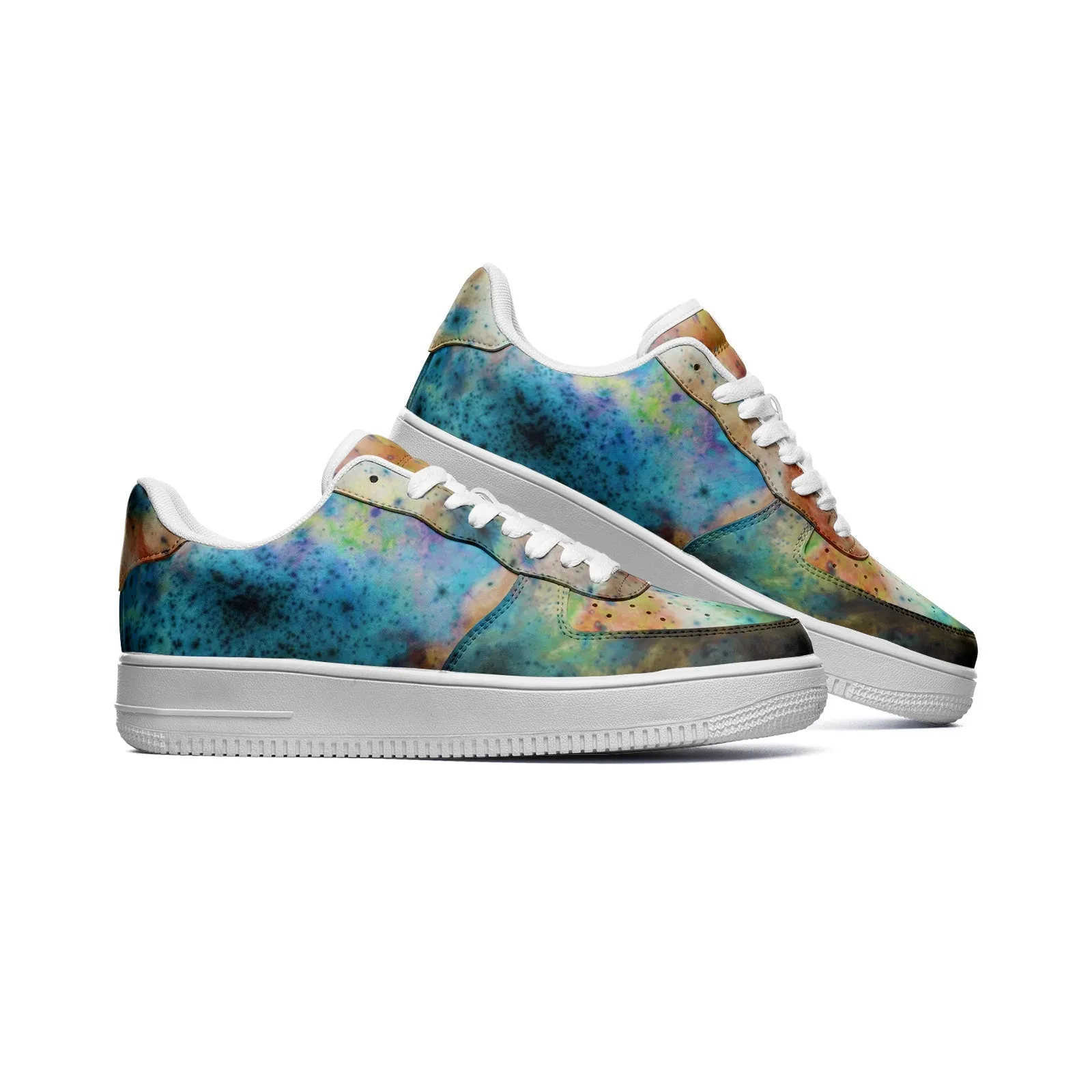 Acquiesce Nightshade Full-Style Psychedelic Platform Sneakers