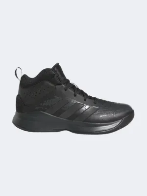 Adidas Cross Em Up 5 Kids Basketball Shoes Black