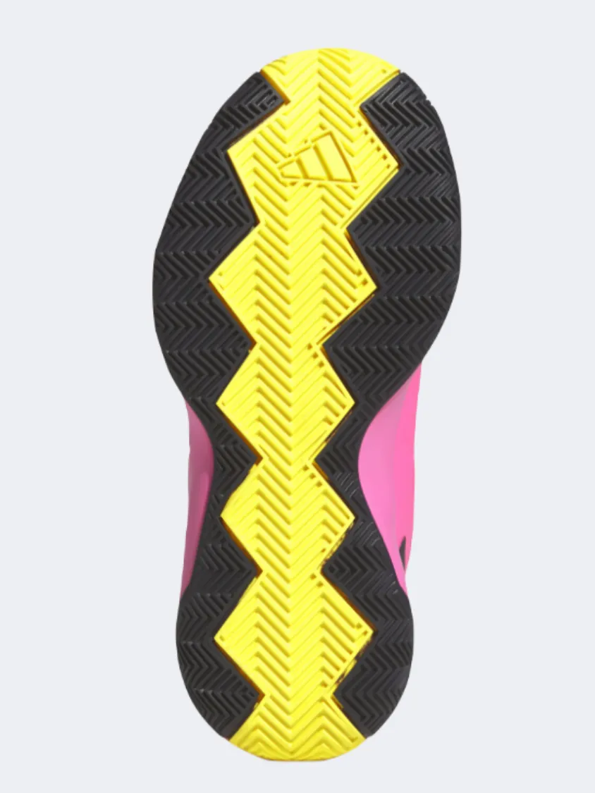 Adidas Cross Em Up Select Gs Basketball Shoes Pink/Black/Lemon