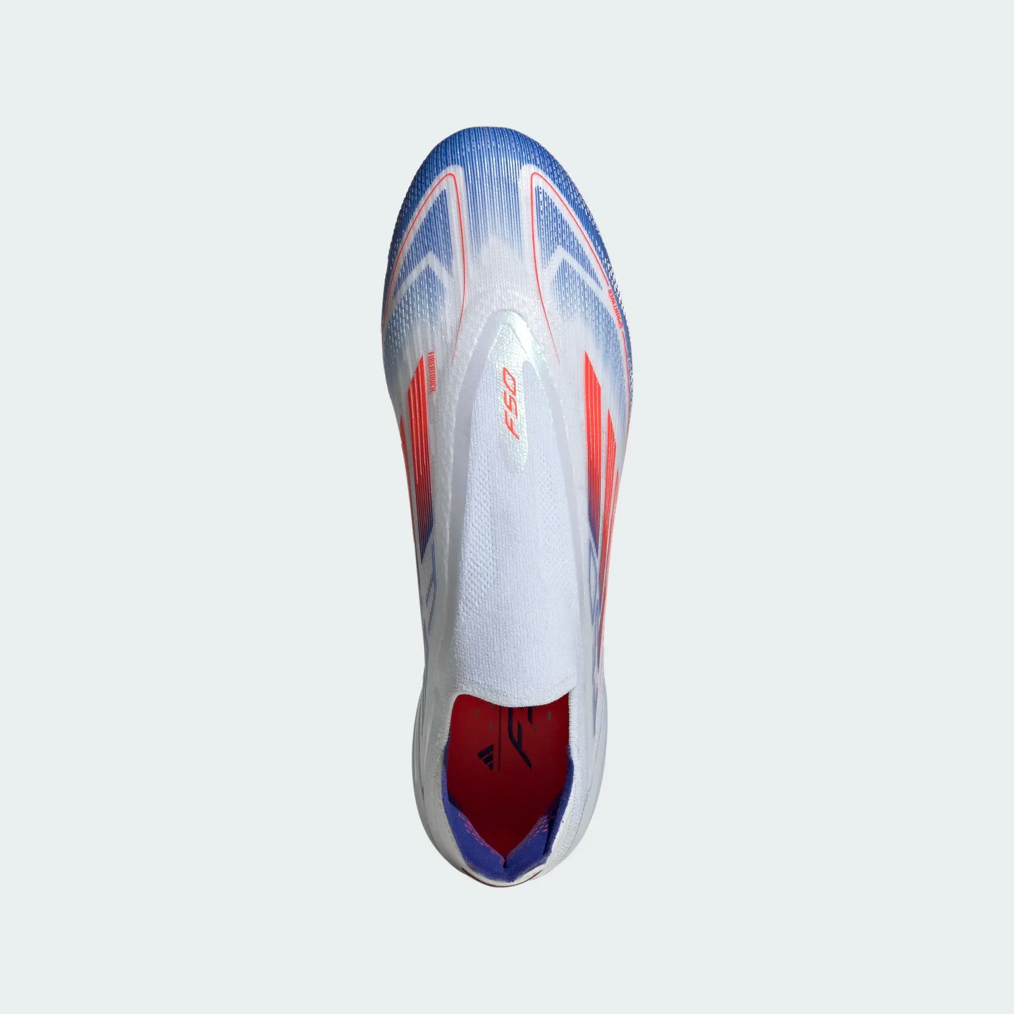 adidas F50 Elite Laceless FG - White/Red/Blue