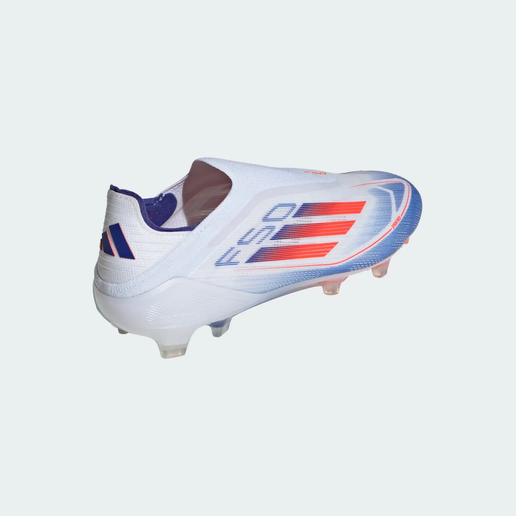 adidas F50 Elite Laceless FG - White/Red/Blue