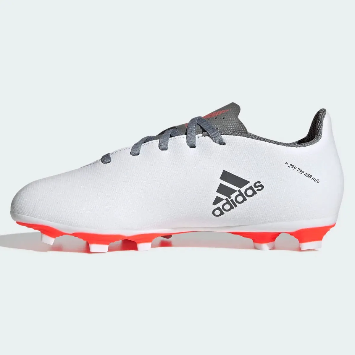 Adidas JR X Speedflow .4 FxG - White-Iron Metallic