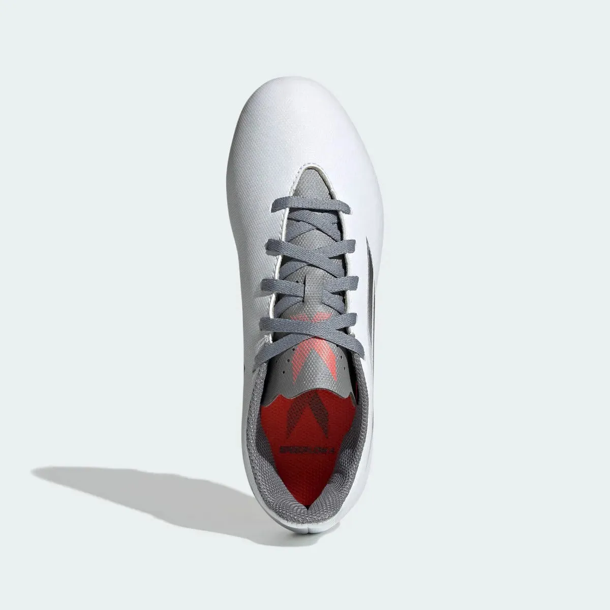 Adidas JR X Speedflow .4 FxG - White-Iron Metallic