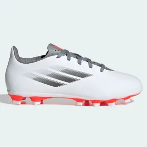 Adidas JR X Speedflow .4 FxG - White-Iron Metallic