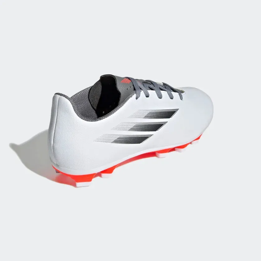 Adidas JR X Speedflow .4 FxG - White-Iron Metallic