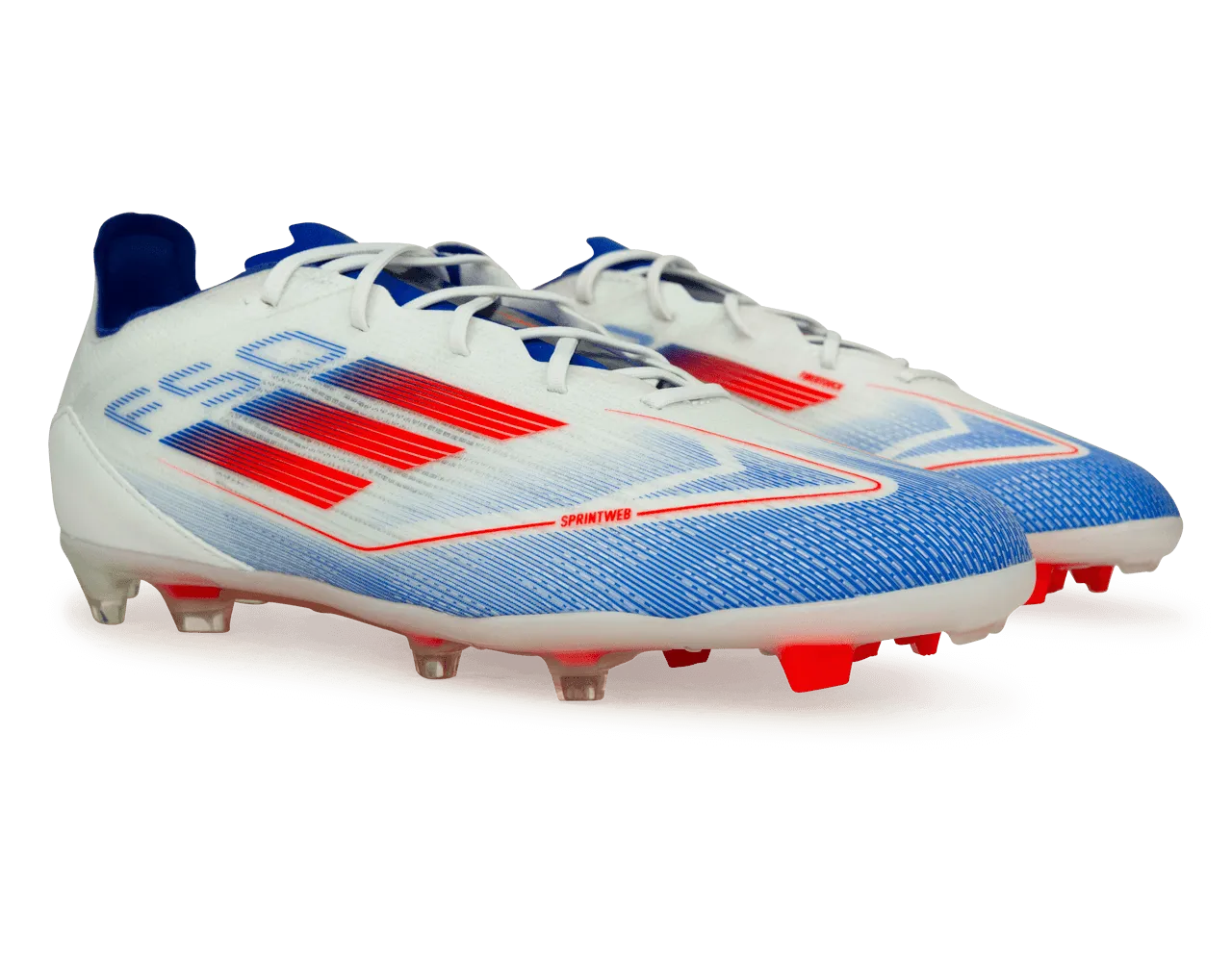 adidas Kids F50 Pro FG White/Lucid Blue
