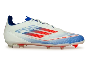 adidas Kids F50 Pro FG White/Lucid Blue