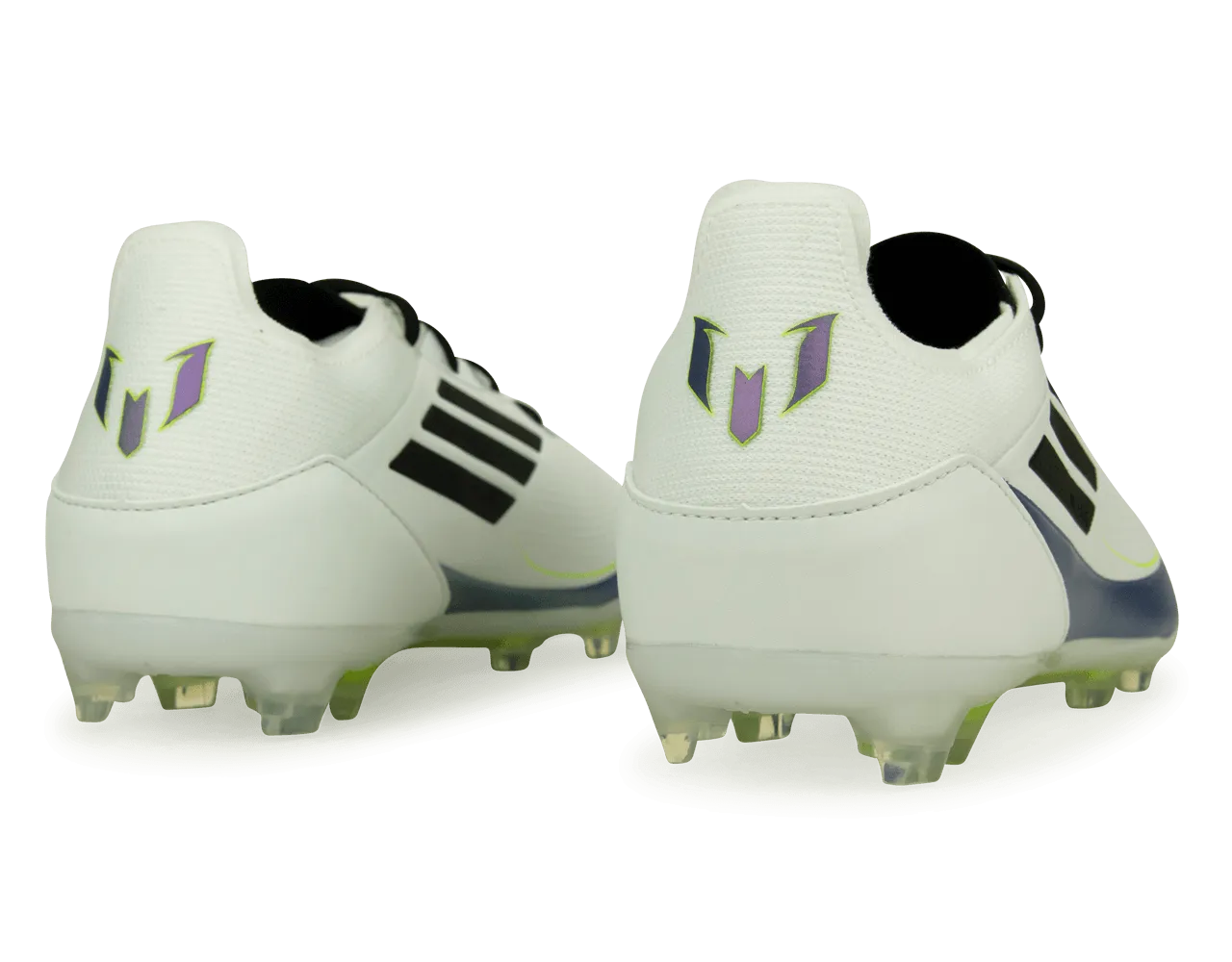 adidas Kids F50 Pro Messi FG White/Black/Purple