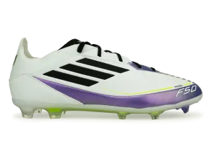 adidas Kids F50 Pro Messi FG White/Black/Purple