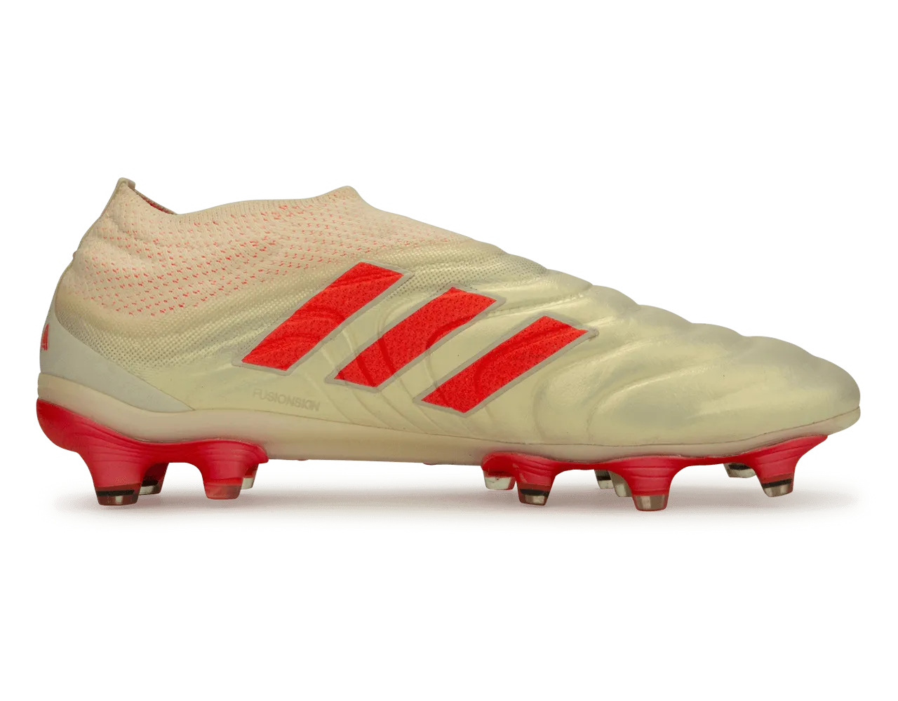 adidas Men's Copa 19  FG Off White/Solar Red