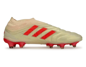 adidas Men's Copa 19  FG Off White/Solar Red