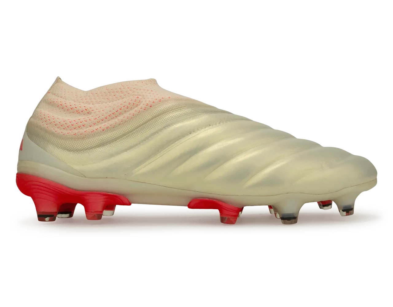 adidas Men's Copa 19  FG Off White/Solar Red