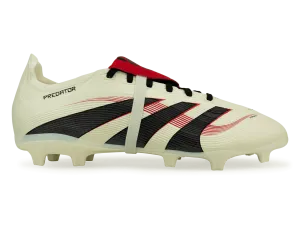adidas Men's Predator League Foldover Tongue FG/MG Off White/Core Black