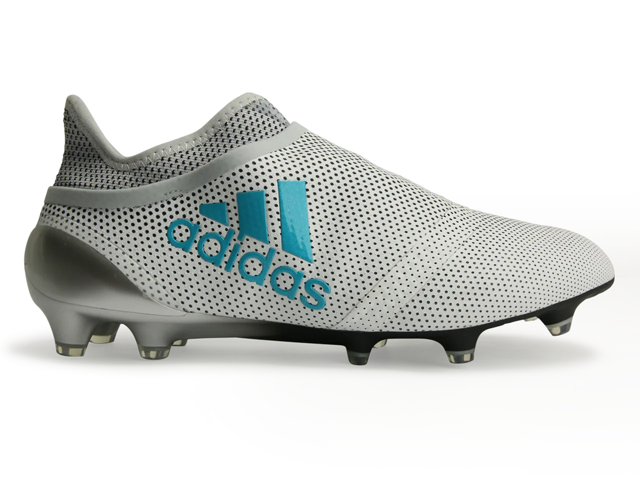 adidas Men's X 17  Purespeed FG White/Energy Blue/Clear Grey