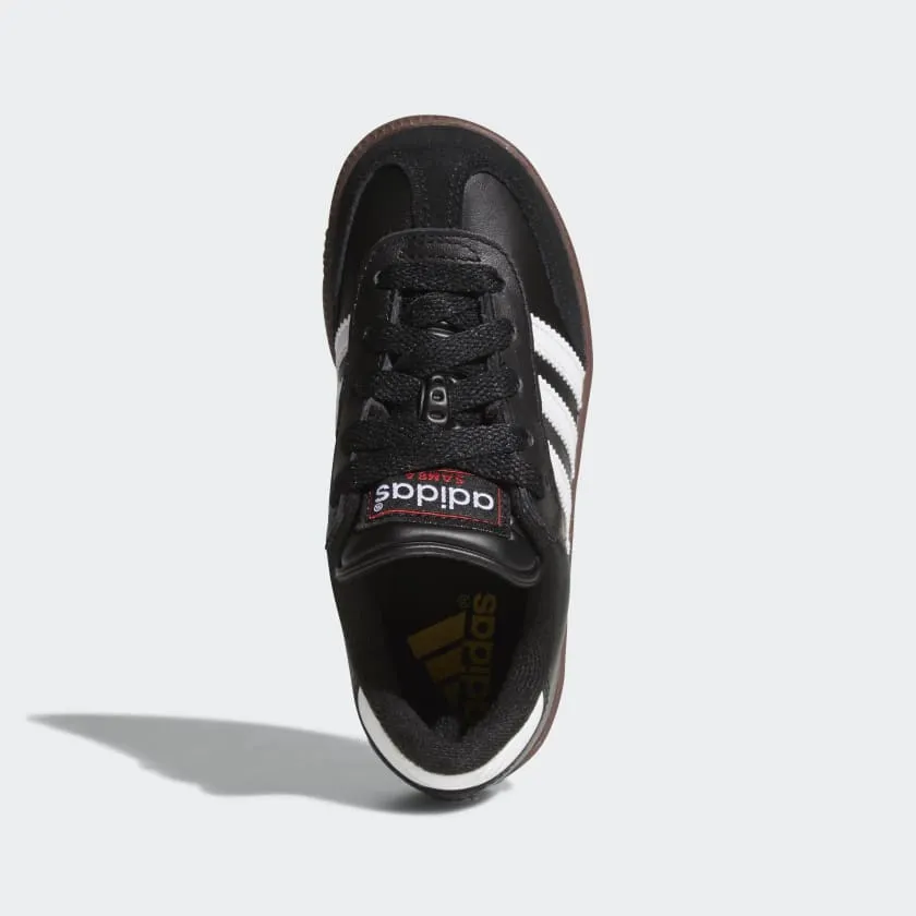 adidas Originals SAMBA CLASSIC Indoor Soccer Shoes | Core Black-Cloud White | Kid's Unisex