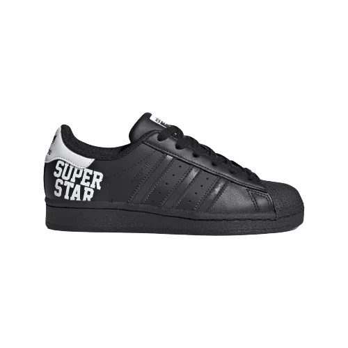 Adidas Superstar Kids-Unisex Original Shoes Black/White