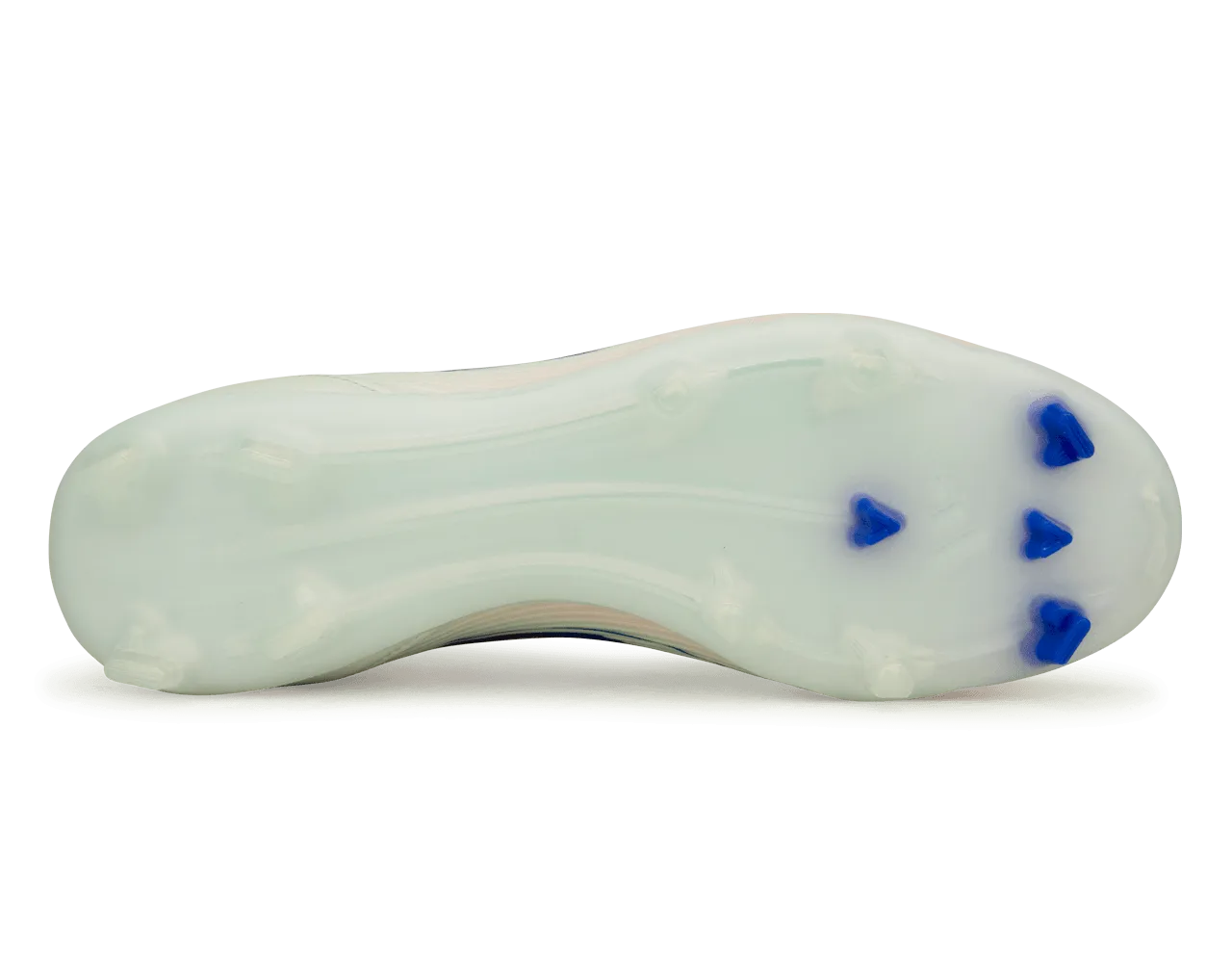 adidas Women's F50 League Mid-Cut FG/MG White/Lucid Blue