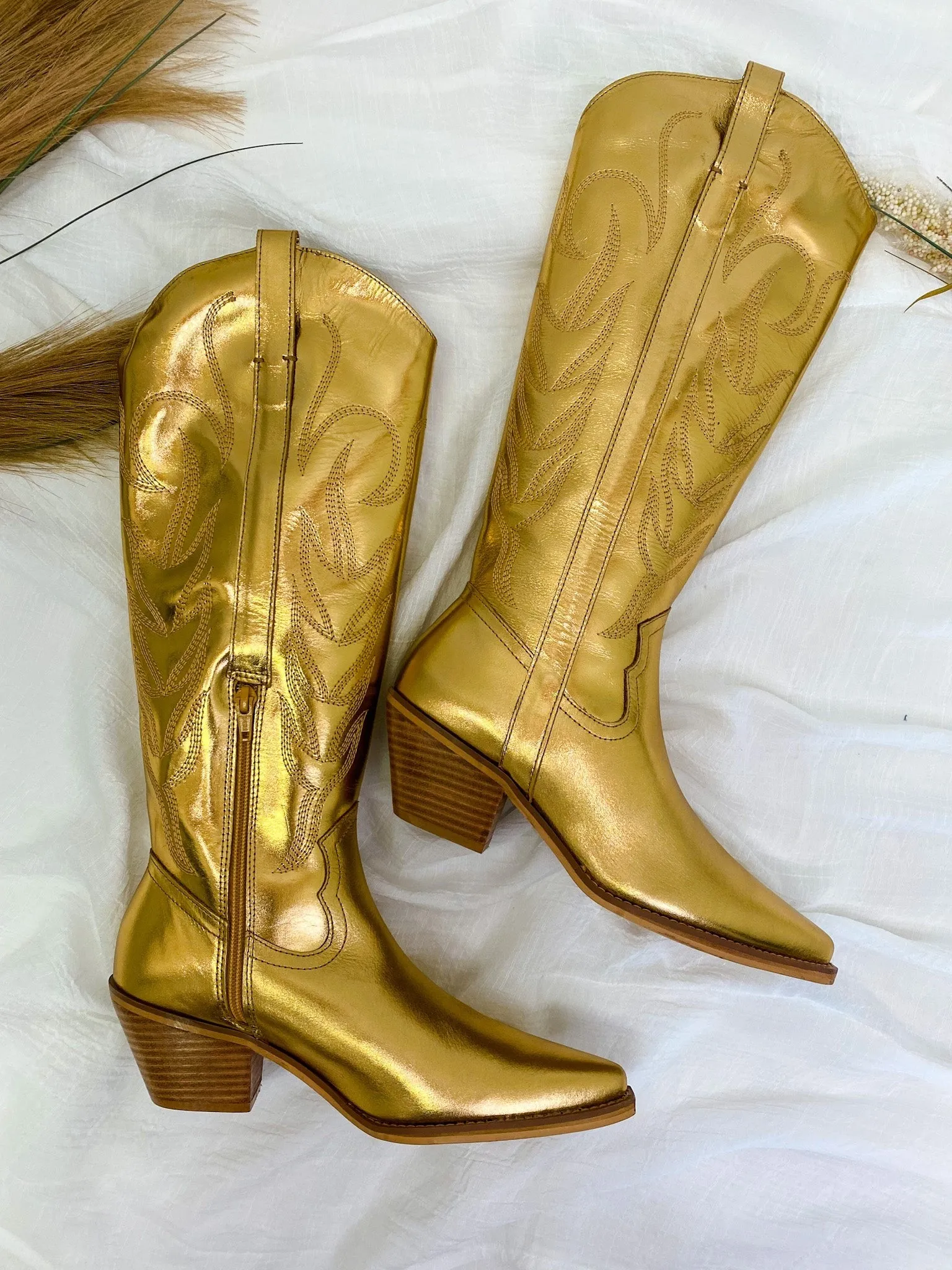 Agency Metallic Boots