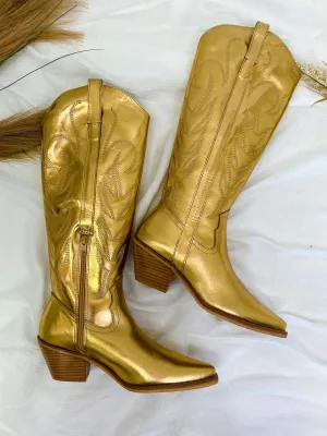 Agency Metallic Boots