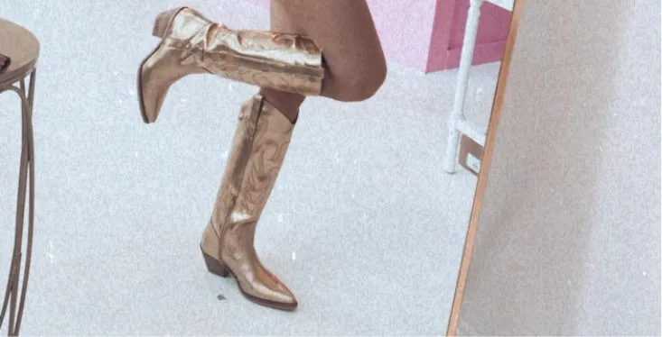 Agency Metallic Boots
