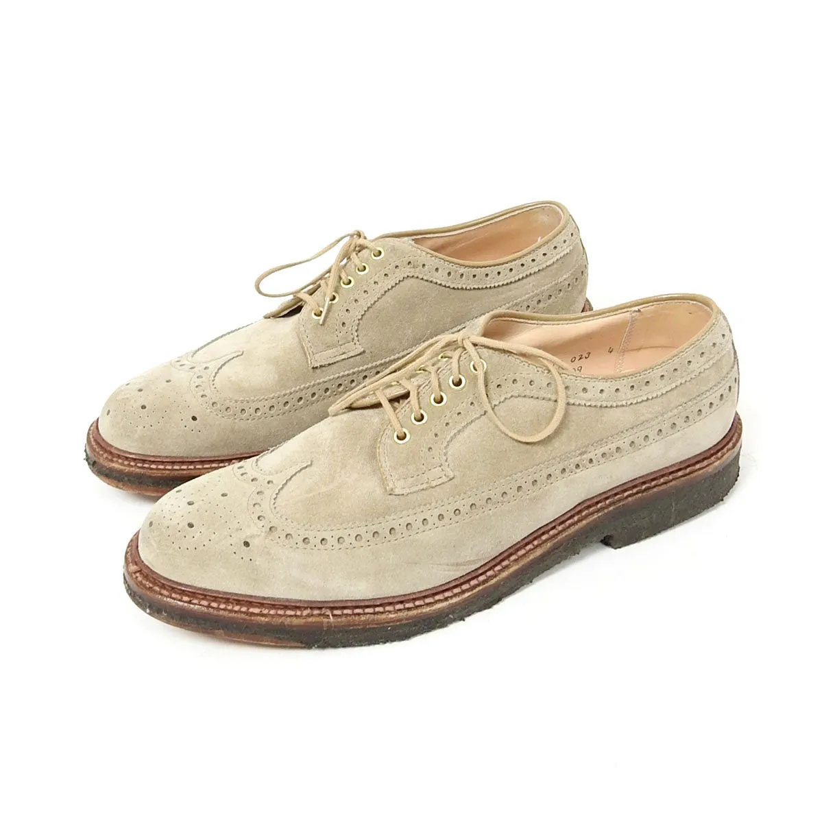 Alden Suede Brogues Size US8