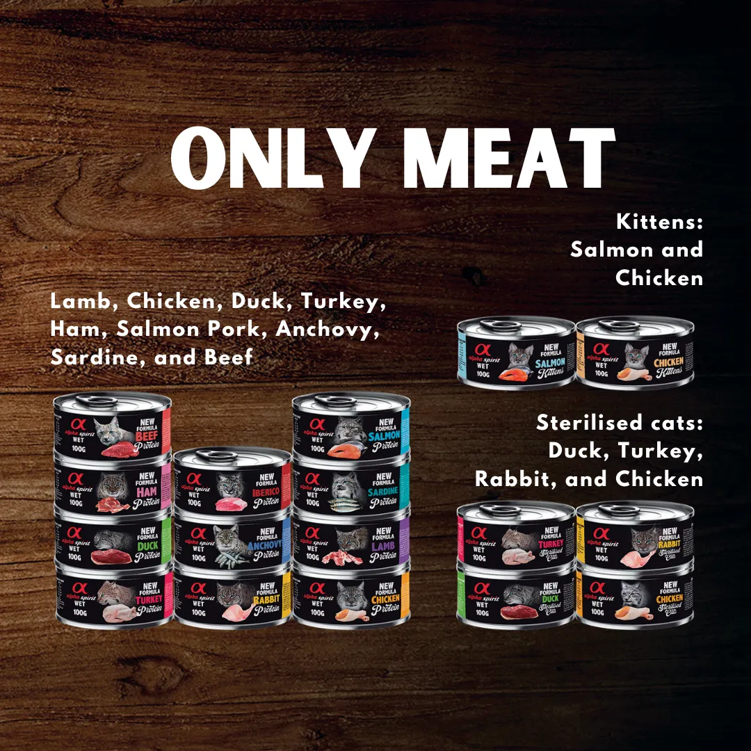 Alpha Spirit Duck Wet Food for Sterilised Cats