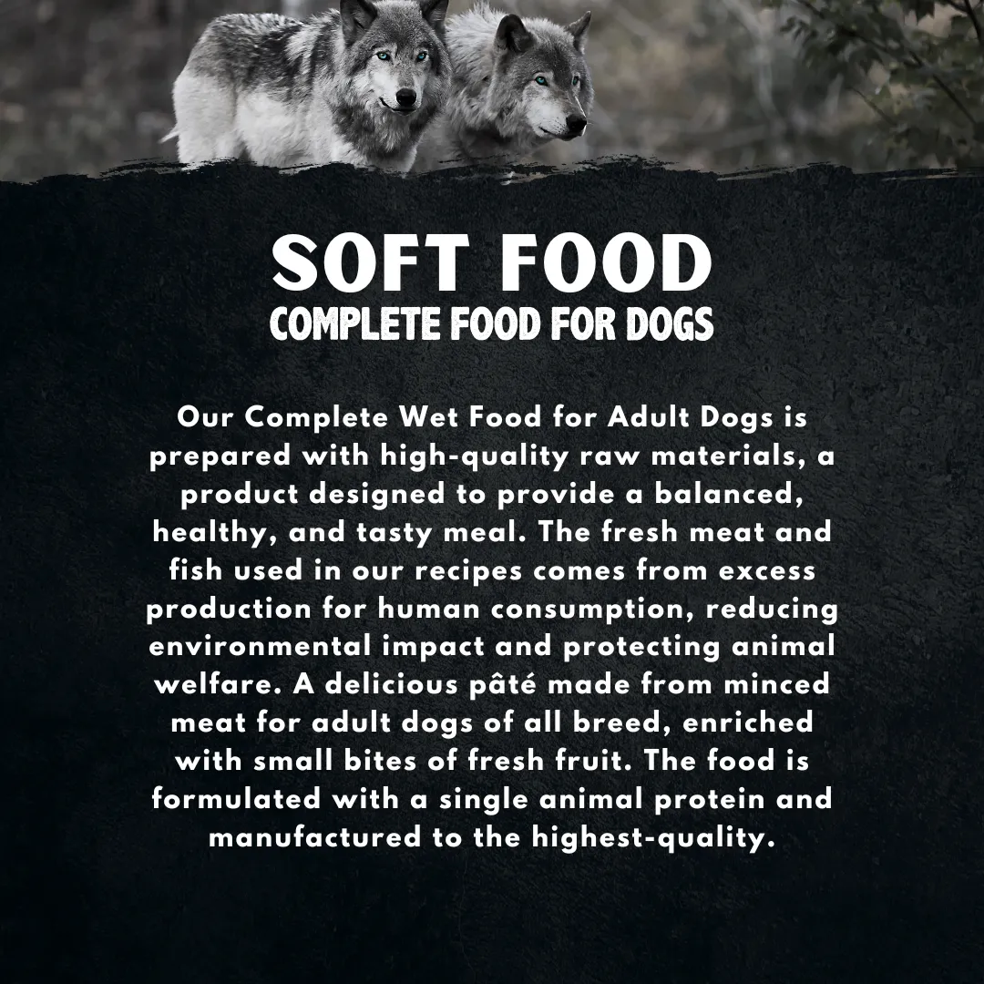 Alpha Spirit Duck with Green Apple Wet Dog Food
