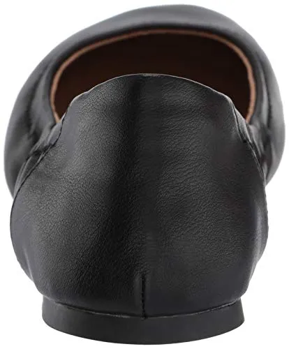 Amazon Essentials Women's Ballet Flat, Black, 6.5 B US