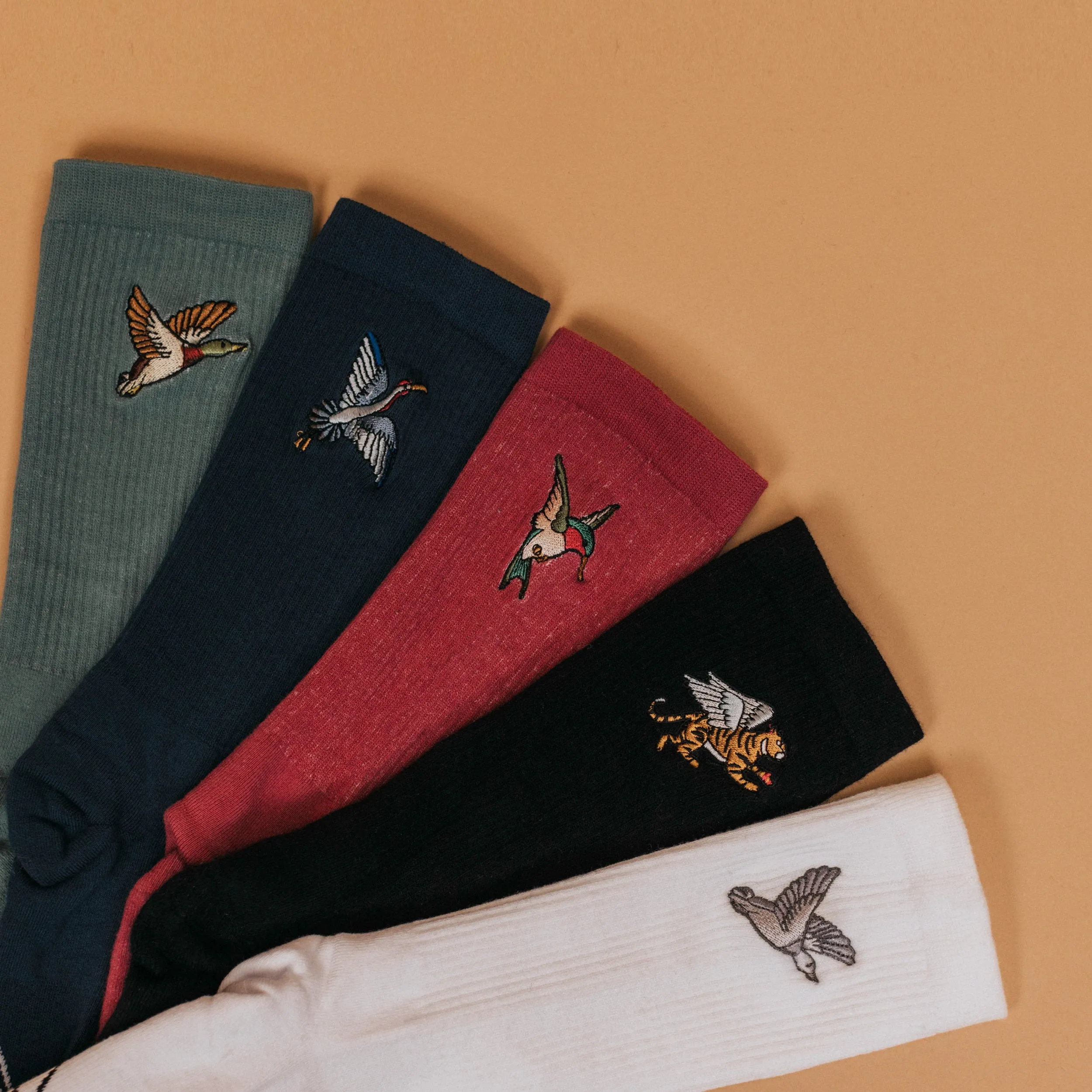 Animal Crew Sock in 5-Pack