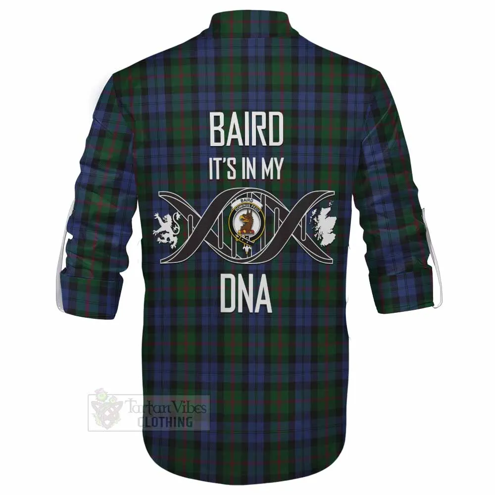 Baird Tartan Ghillie Kilt Shirt with Family Crest DNA In Me Style