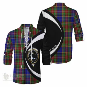 Beattie (Beatty) Tartan Ghillie Kilt Shirt with Family Crest Circle Style
