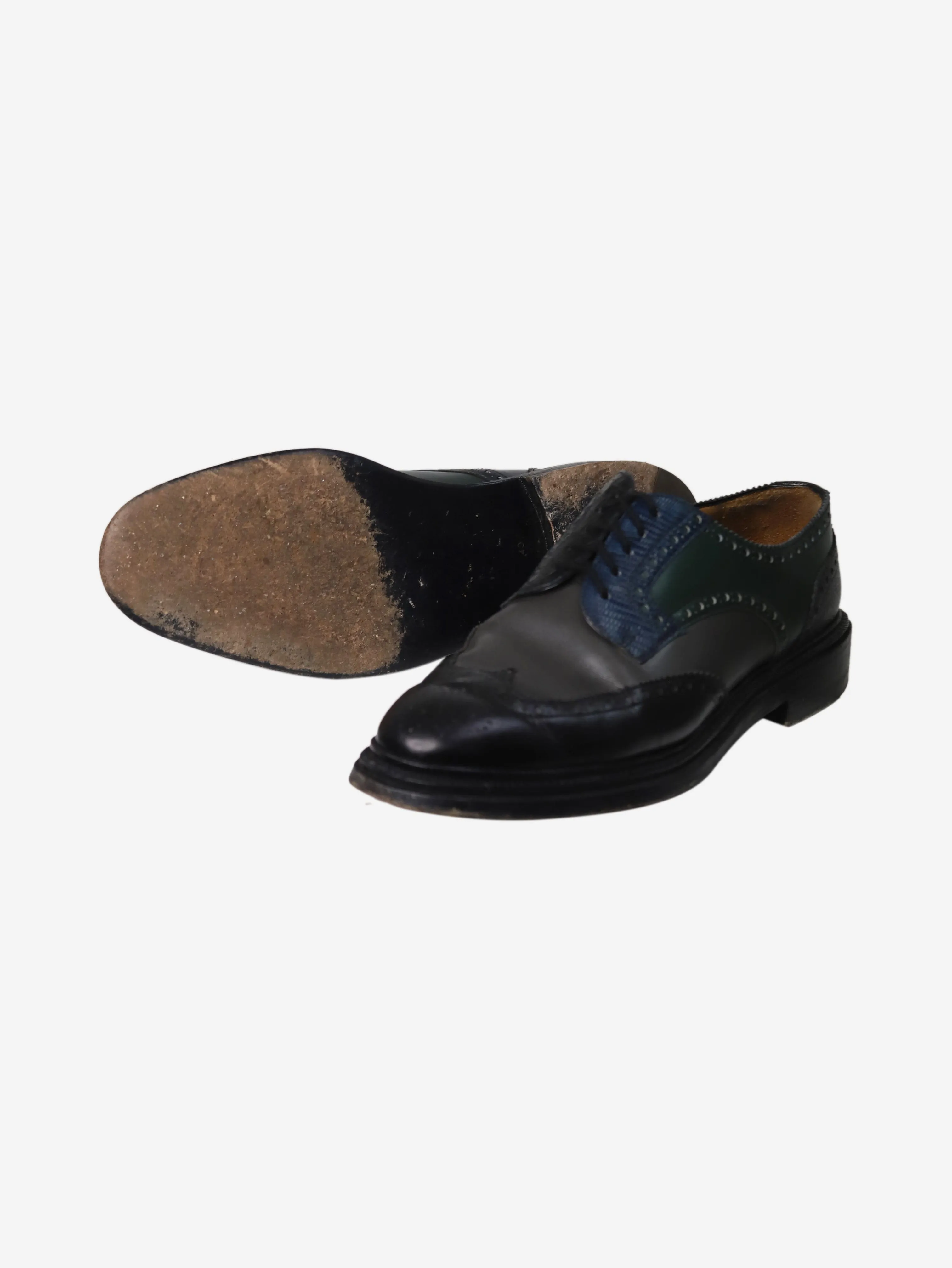 Black lace up brogues - size EU 40