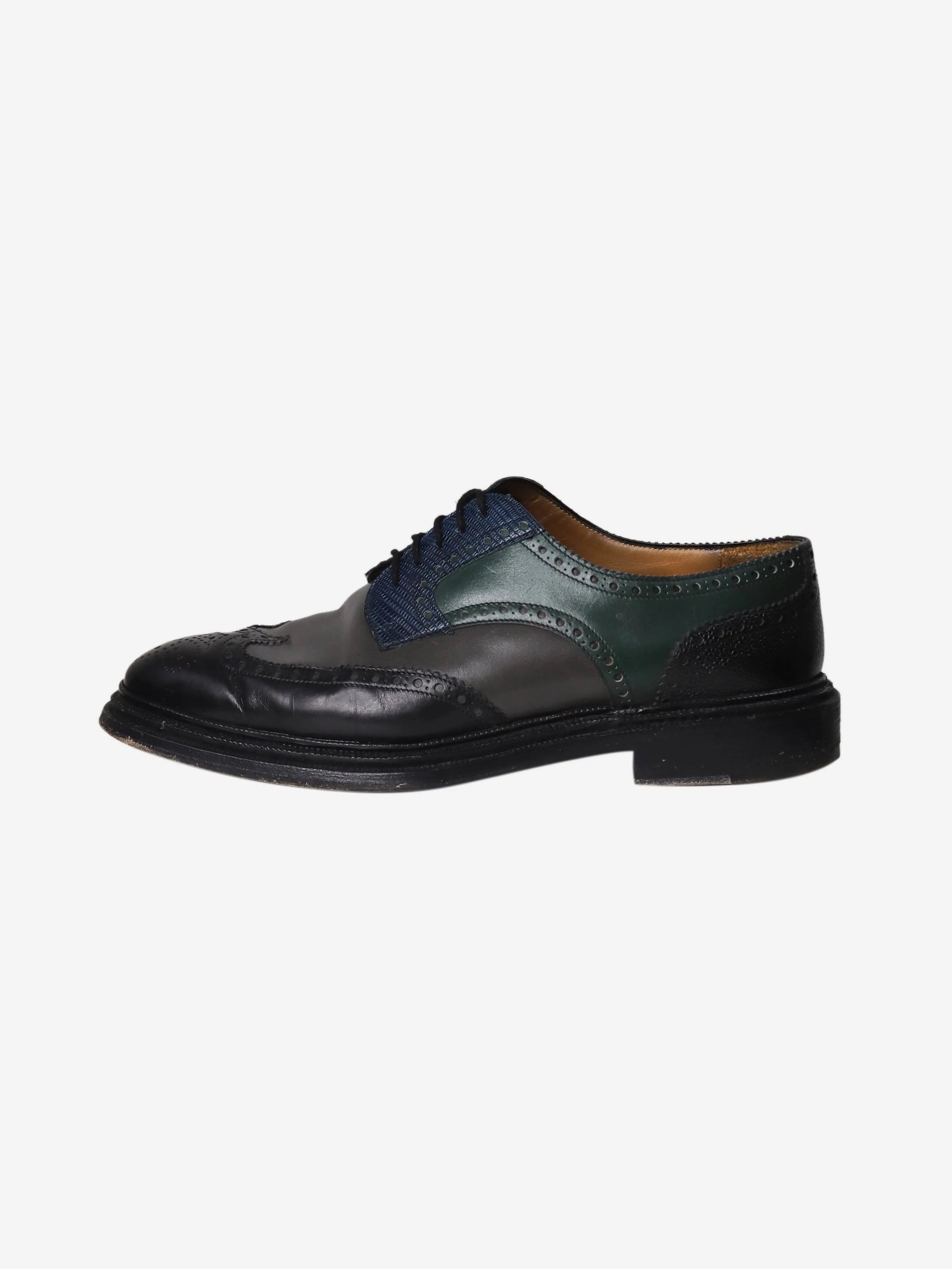 Black lace up brogues - size EU 40