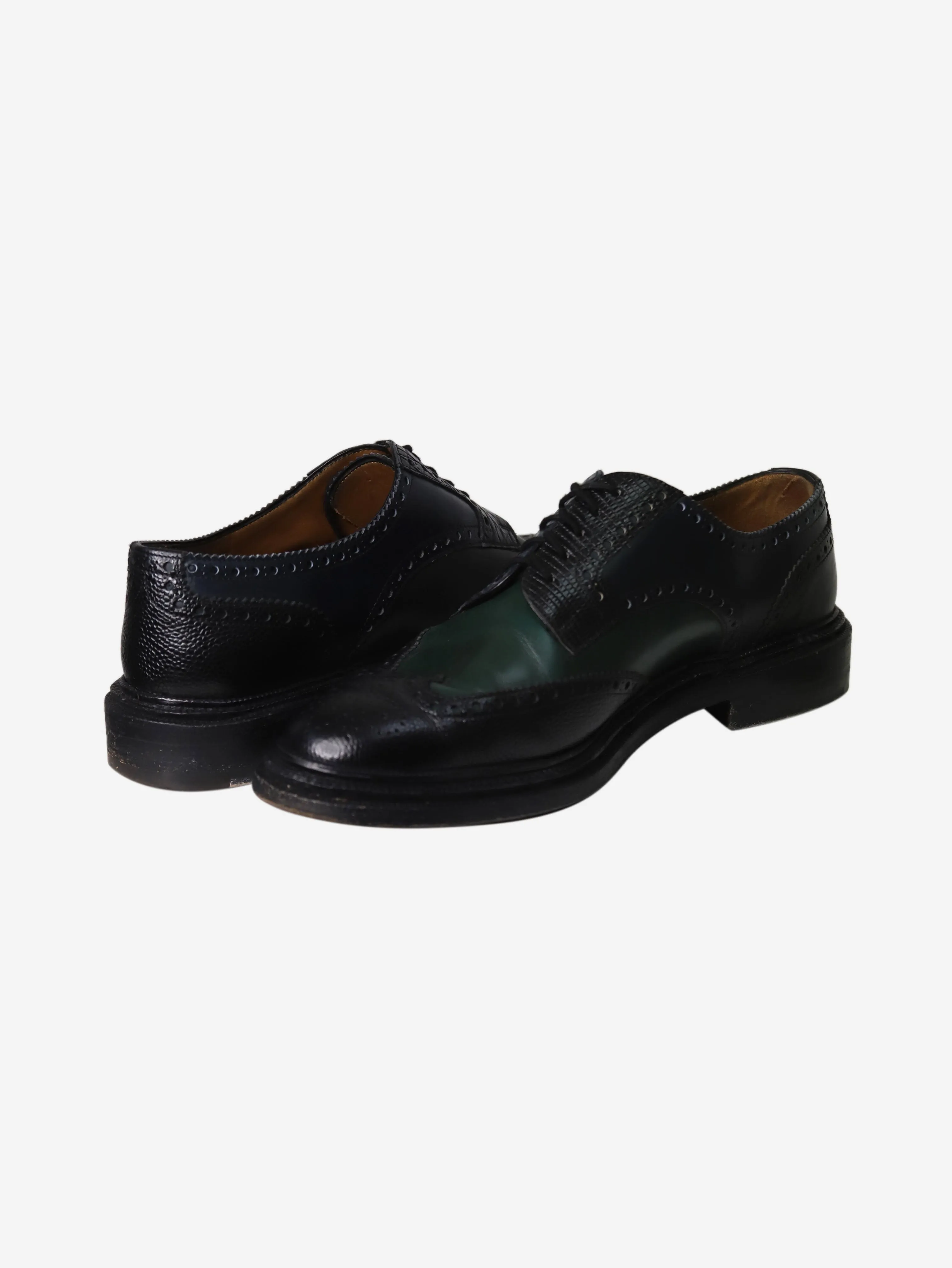 Black lace up brogues - size EU 40