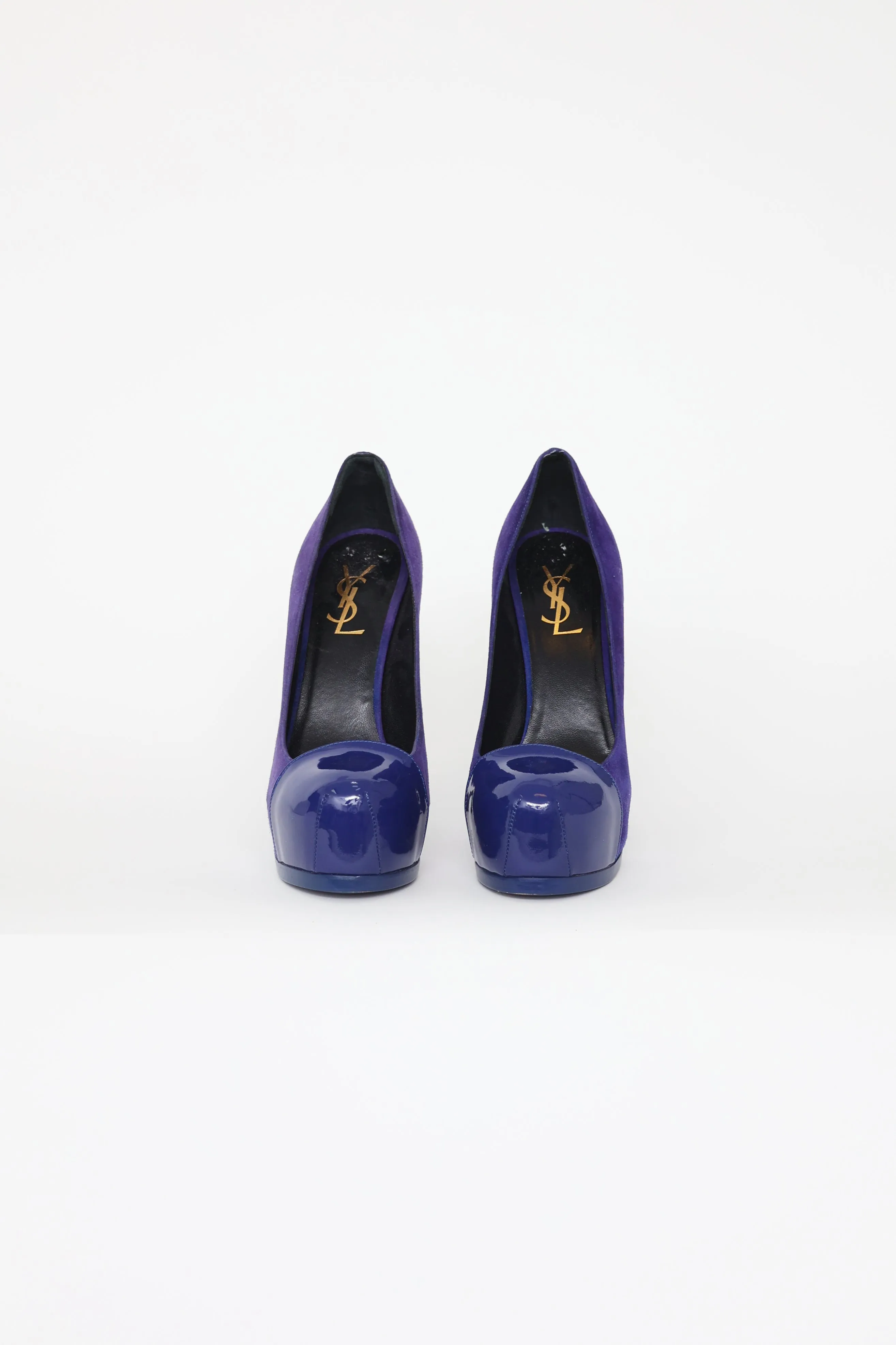 Blue Suede Tribtoo Pumps