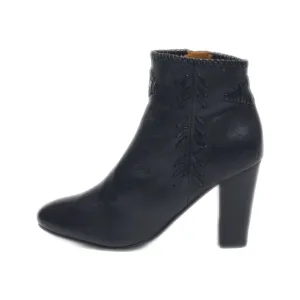 Bocage Ankle Boots Leather Black Colour For Women