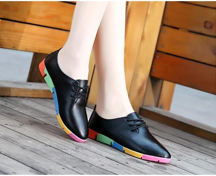Breathable Leather Women's Orthopedic Shoes for Bunion