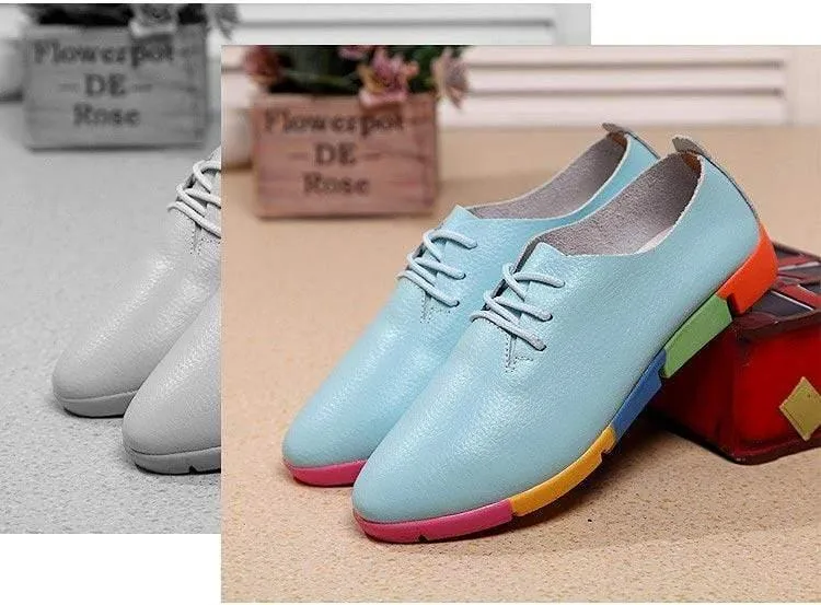 Breathable Leather Women's Orthopedic Shoes for Bunion