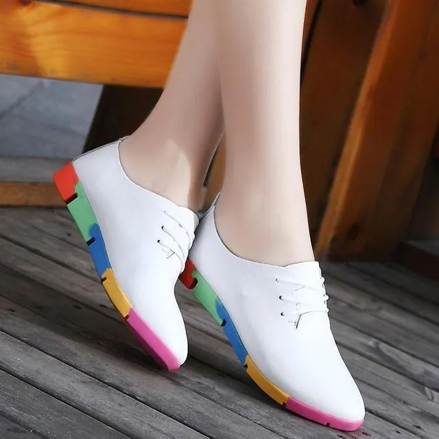 Breathable Leather Women's Orthopedic Shoes for Bunion