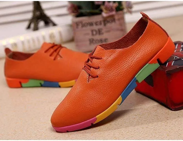 Breathable Leather Women's Orthopedic Shoes for Bunion