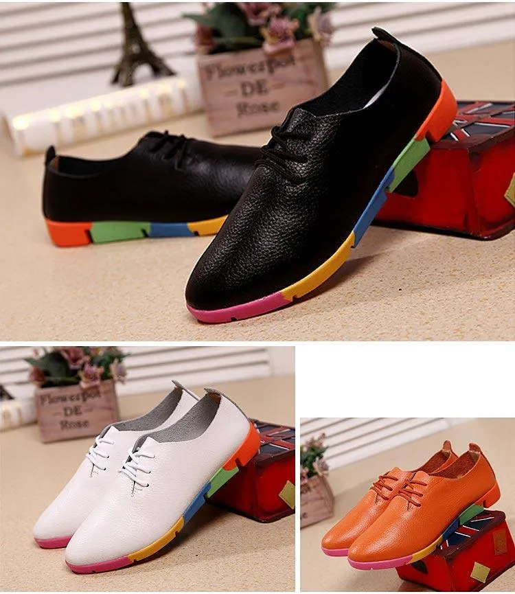 Breathable Leather Women's Orthopedic Shoes for Bunion